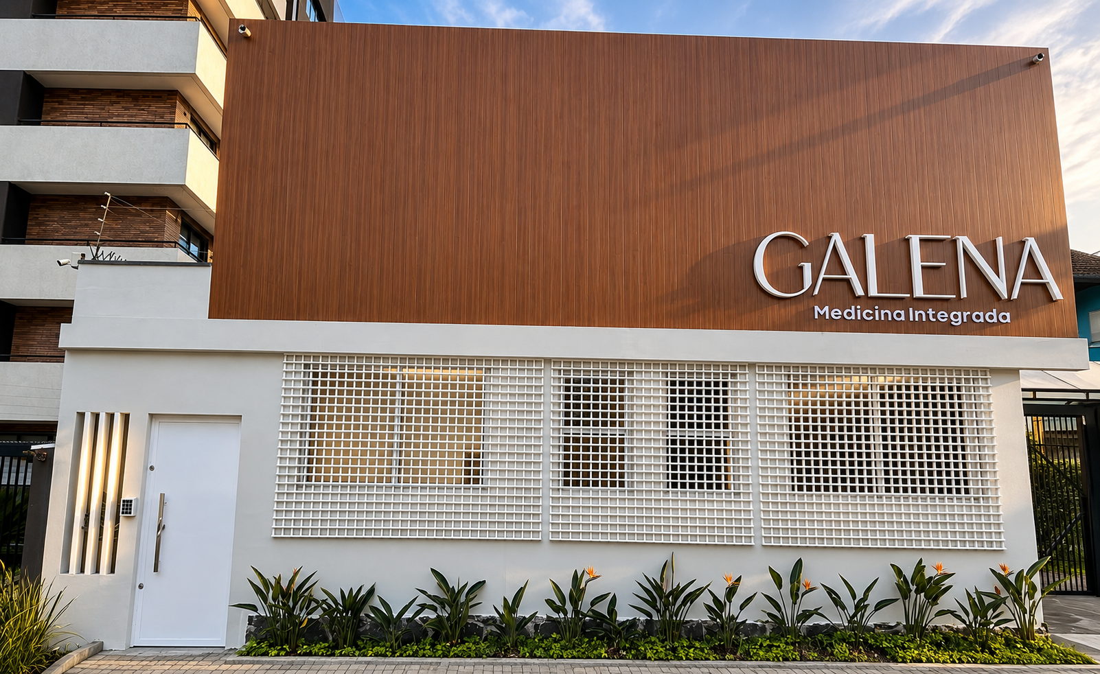 Fachada da Clínica Galena